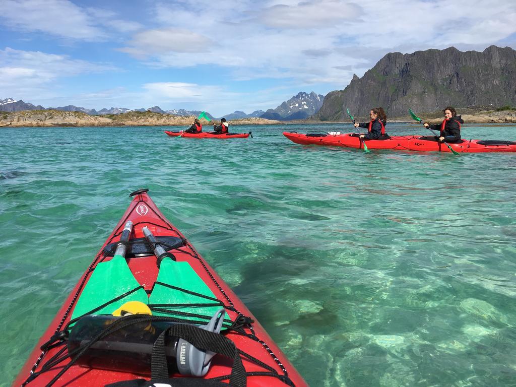 Lofoten Beach Glamping Skrova Kültér fotó