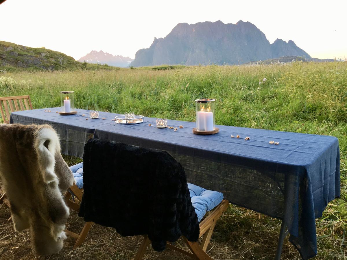 Lofoten Beach Glamping Skrova Kültér fotó
