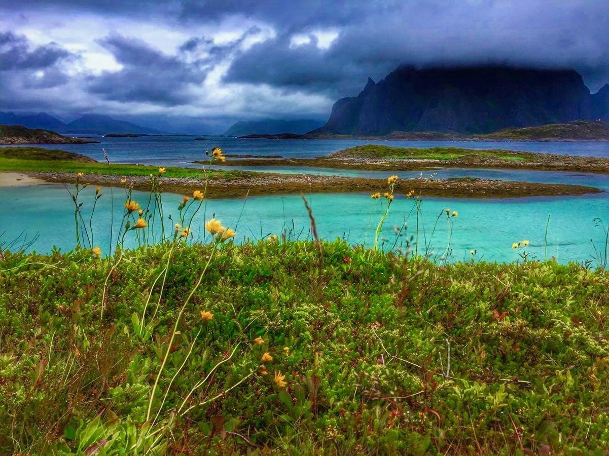Lofoten Beach Glamping Skrova Kültér fotó
