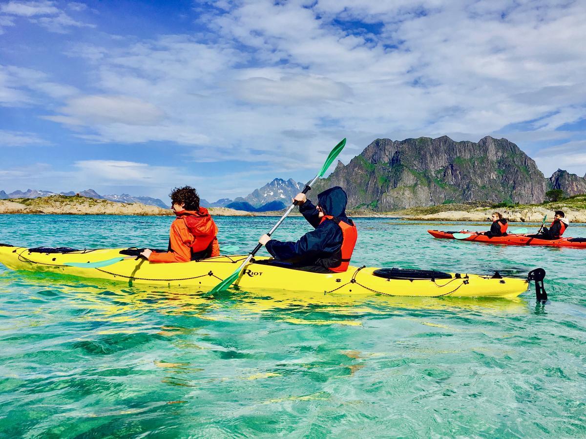 Lofoten Beach Glamping Skrova Kültér fotó